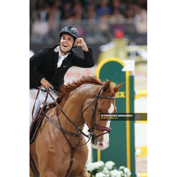 Sergio Alvarez Moya and Zipper win the Rolex Fei World Cup Jumping Verona Fieracavalli 2012 Verona,11th nov.2012 ph.Stefano Grasso