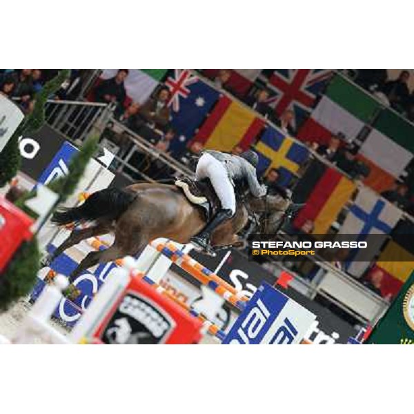Marco Kutscher and Cash 91 Rolex Fei World Cup Jumping Verona Fieracavalli 2012 Verona,11th nov.2012 ph.Stefano Grasso
