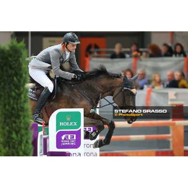 Marco Kutscher and Cash 91 Rolex Fei World Cup Jumping Verona Fieracavalli 2012 Verona,11th nov.2012 ph.Stefano Grasso