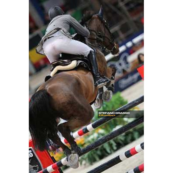 Marco Kutscher and Cash 91 Rolex Fei World Cup Jumping Verona Fieracavalli 2012 Verona,11th nov.2012 ph.Stefano Grasso