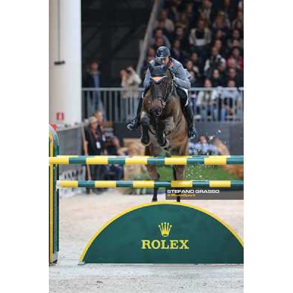 Marco Kutscher and Cash 91 Rolex Fei World Cup Jumping Verona Fieracavalli 2012 Verona,11th nov.2012 ph.Stefano Grasso