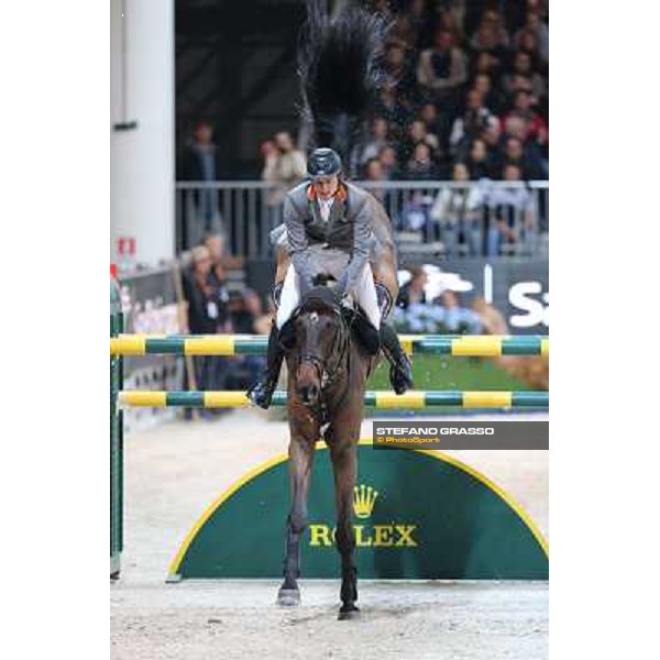Marco Kutscher and Cash 91 Rolex Fei World Cup Jumping Verona Fieracavalli 2012 Verona,11th nov.2012 ph.Stefano Grasso