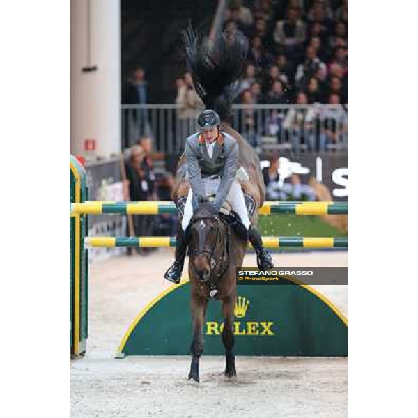Marco Kutscher and Cash 91 Rolex Fei World Cup Jumping Verona Fieracavalli 2012 Verona,11th nov.2012 ph.Stefano Grasso