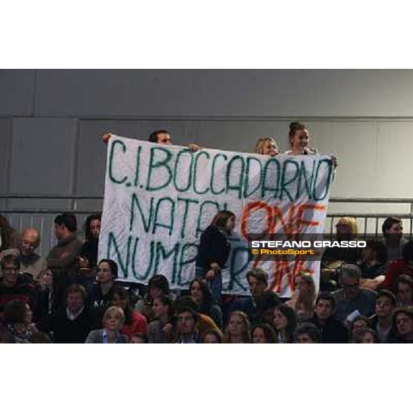 Natale Chiaudani\'s supporters Rolex Fei World Cup Jumping Verona Fieracavalli 2012 Verona,11th nov.2012 ph.Stefano Grasso