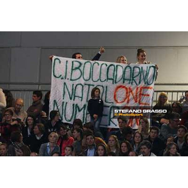Natale Chiaudani\'s supporters Rolex Fei World Cup Jumping Verona Fieracavalli 2012 Verona,11th nov.2012 ph.Stefano Grasso