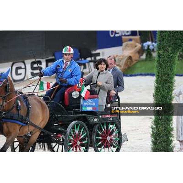Carlo Mascheroni and Eleonora Ottaviani Rolex Fei World Cup Jumping Verona Fieracavalli 2012 Verona,11th nov.2012 ph.Stefano Grasso