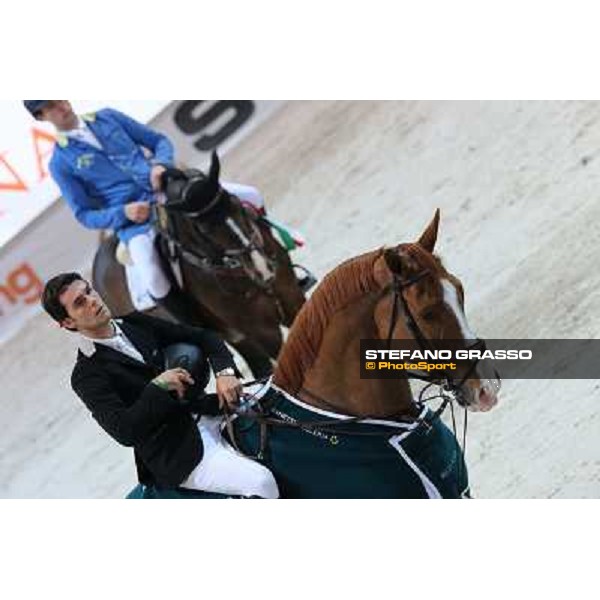 Prize giving ceremony for Sergio Alvarez Moya and Zipper Rolex Fei World Cup Jumping Verona Fieracavalli 2012 Verona,11th nov.2012 ph.Stefano Grasso
