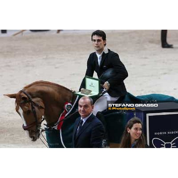 Prize giving ceremony for Sergio Alvarez Moya and Zipper Rolex Fei World Cup Jumping Verona Fieracavalli 2012 Verona,11th nov.2012 ph.Stefano Grasso