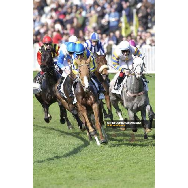 Entusiasmo leads on the first bend of the Premio Regione Toscana San Rossore racetrack Pisa, 28th march 2005 ph. Stefano Grasso