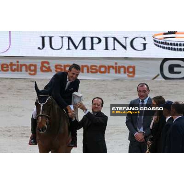 dott.Mantovani and Luca Maria Moneta Rolex Fei World Cup Jumping Verona Fieracavalli 2012 Verona,11th nov.2012 ph.Stefano Grasso