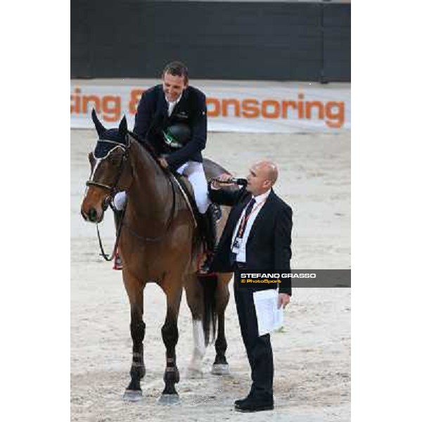 Luca Maria Moneta and Carletto Rotunno Rolex Fei World Cup Jumping Verona Fieracavalli 2012 Verona,11th nov.2012 ph.Stefano Grasso