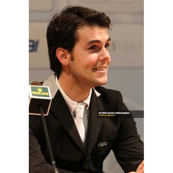 Press conference - Sergio Alvarez Moya Rolex Fei World Cup Jumping Verona Fieracavalli 2012 Verona,11th nov.2012 ph.Stefano Grasso