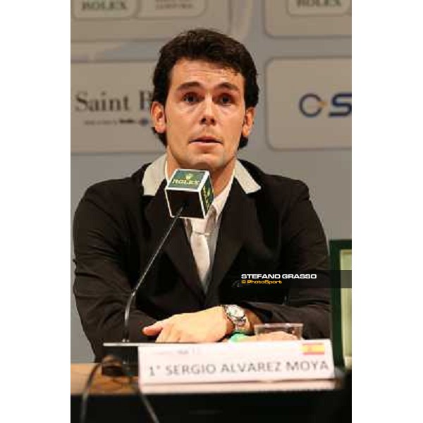 Press conference - Sergio Alvarez Moya Rolex Fei World Cup Jumping Verona Fieracavalli 2012 Verona,11th nov.2012 ph.Stefano Grasso