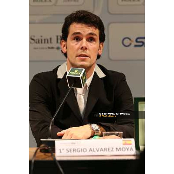 Press conference - Sergio Alvarez Moya Rolex Fei World Cup Jumping Verona Fieracavalli 2012 Verona,11th nov.2012 ph.Stefano Grasso