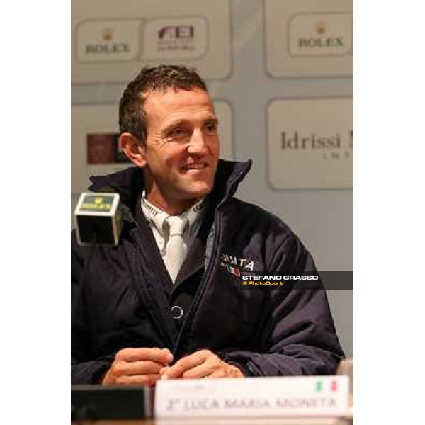 Press conference - Luca Maria Moneta Rolex Fei World Cup Jumping Verona Fieracavalli 2012 Verona,11th nov.2012 ph.Stefano Grasso