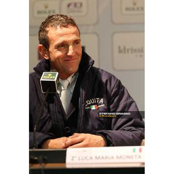 Press conference - Luca Maria Moneta Rolex Fei World Cup Jumping Verona Fieracavalli 2012 Verona,11th nov.2012 ph.Stefano Grasso