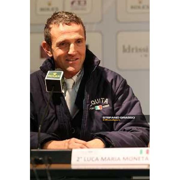 Press conference - Luca Maria Moneta Rolex Fei World Cup Jumping Verona Fieracavalli 2012 Verona,11th nov.2012 ph.Stefano Grasso