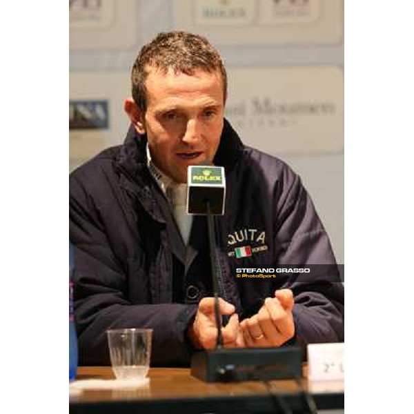 Press conference - Luca Maria Moneta Rolex Fei World Cup Jumping Verona Fieracavalli 2012 Verona,11th nov.2012 ph.Stefano Grasso