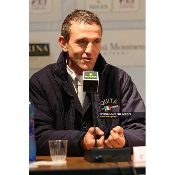 Press conference - Luca Maria Moneta Rolex Fei World Cup Jumping Verona Fieracavalli 2012 Verona,11th nov.2012 ph.Stefano Grasso