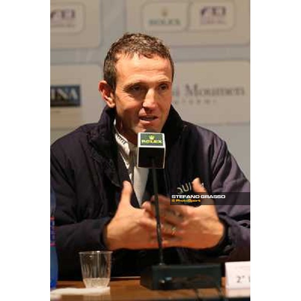 Press conference - Luca Maria Moneta Rolex Fei World Cup Jumping Verona Fieracavalli 2012 Verona,11th nov.2012 ph.Stefano Grasso