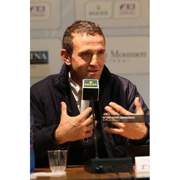 Press conference - Luca Maria Moneta Rolex Fei World Cup Jumping Verona Fieracavalli 2012 Verona,11th nov.2012 ph.Stefano Grasso