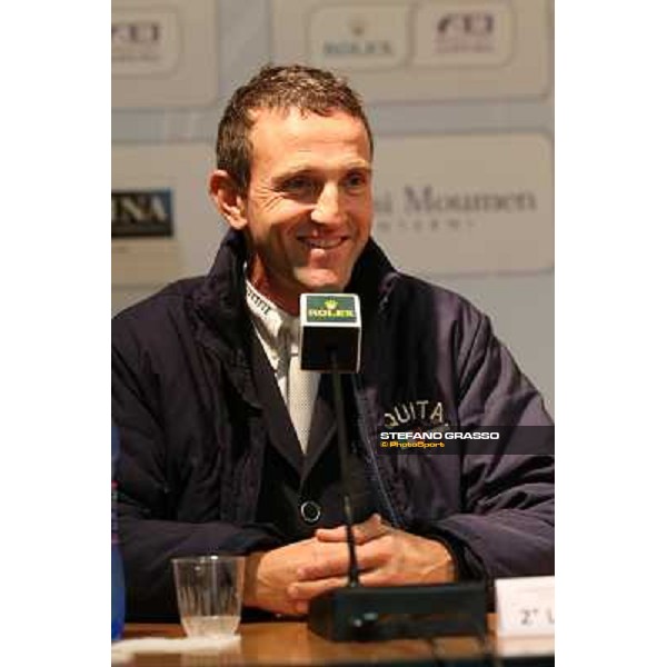 Press conference - Luca Maria Moneta Rolex Fei World Cup Jumping Verona Fieracavalli 2012 Verona,11th nov.2012 ph.Stefano Grasso
