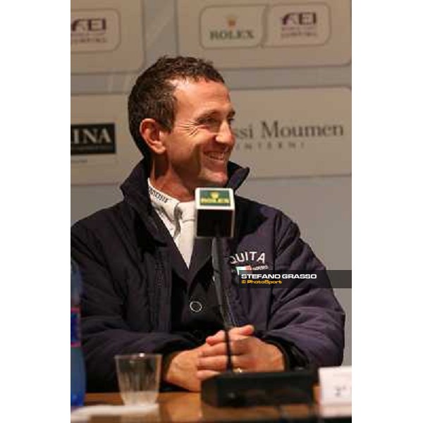 Press conference - Luca Maria Moneta Rolex Fei World Cup Jumping Verona Fieracavalli 2012 Verona,11th nov.2012 ph.Stefano Grasso
