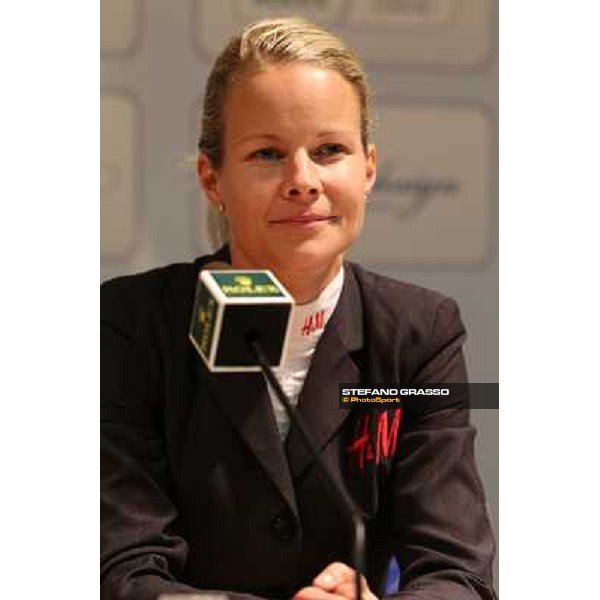 Press conference - Malin Baryard-Johnsson Rolex Fei World Cup Jumping Verona Fieracavalli 2012 Verona,11th nov.2012 ph.Stefano Grasso