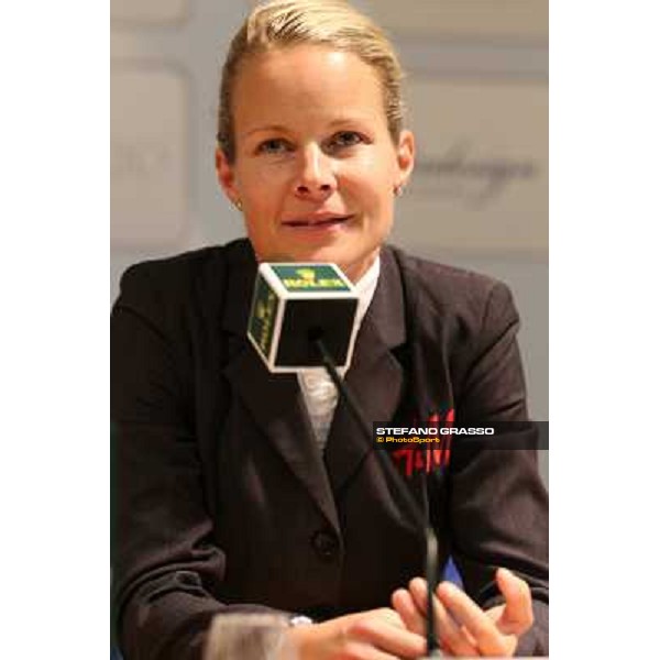 Press conference - Malin Baryard-Johnsson Rolex Fei World Cup Jumping Verona Fieracavalli 2012 Verona,11th nov.2012 ph.Stefano Grasso