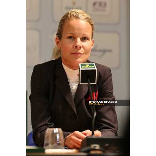 Press conference - Malin Baryard-Johnsson Rolex Fei World Cup Jumping Verona Fieracavalli 2012 Verona,11th nov.2012 ph.Stefano Grasso