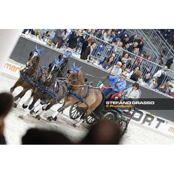 Carlo Mascheroni and Eleonora Ottaviani Rolex Fei World Cup Jumping Verona Fieracavalli 2012 Verona,11th nov.2012 ph.Stefano Grasso
