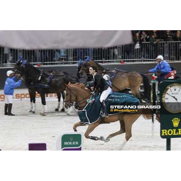 Sergio Alvarez Moya and Zipper Rolex Fei World Cup Jumping Verona Fieracavalli 2012 Verona,11th nov.2012 ph.Stefano Grasso