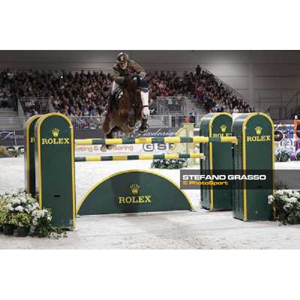 Simone Coata and Cannavaro 17 Rolex Fei World Cup Jumping Verona Fieracavalli 2012 Verona,11th nov.2012 ph.Stefano Grasso