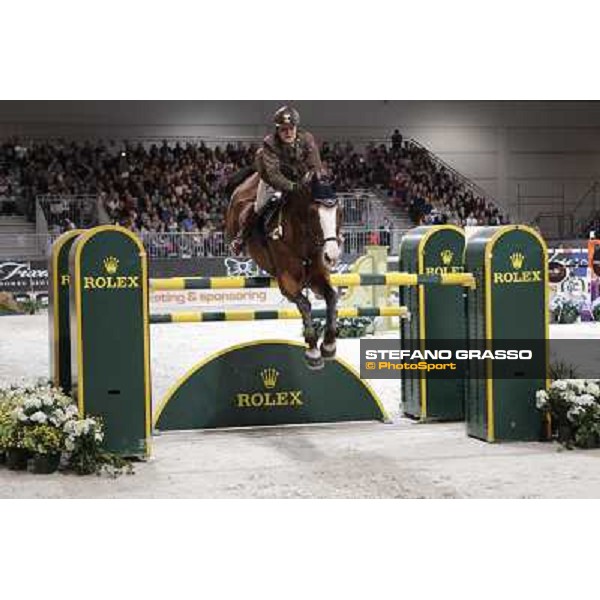 Simone Coata and Cannavaro 17 Rolex Fei World Cup Jumping Verona Fieracavalli 2012 Verona,11th nov.2012 ph.Stefano Grasso