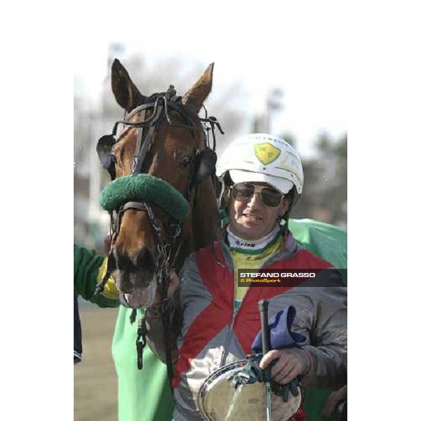 Mauro Baroncini and Etrurio winners of Gran Premio Cittˆ di Torino 2005 Vinovo racetrack 4th april 2005 ph. Stefano Grasso