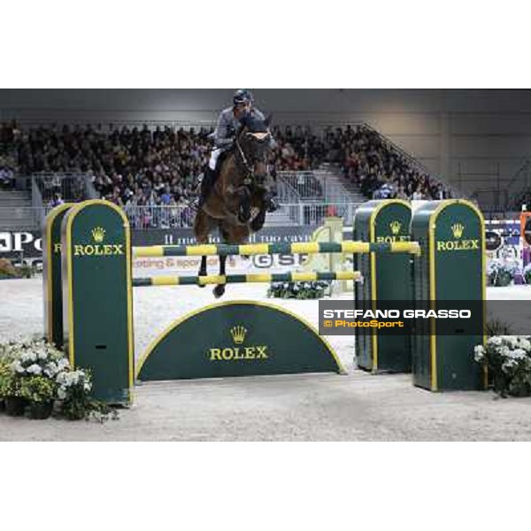 Marco Kutscher and Cash 91 Rolex Fei World Cup Jumping Verona Fieracavalli 2012 Verona,11th nov.2012 ph.Stefano Grasso