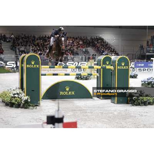 Luca Maria Moneta and Neptune Brecourt Rolex Fei World Cup Jumping Verona Fieracavalli 2012 Verona,11th nov.2012 ph.Stefano Grasso