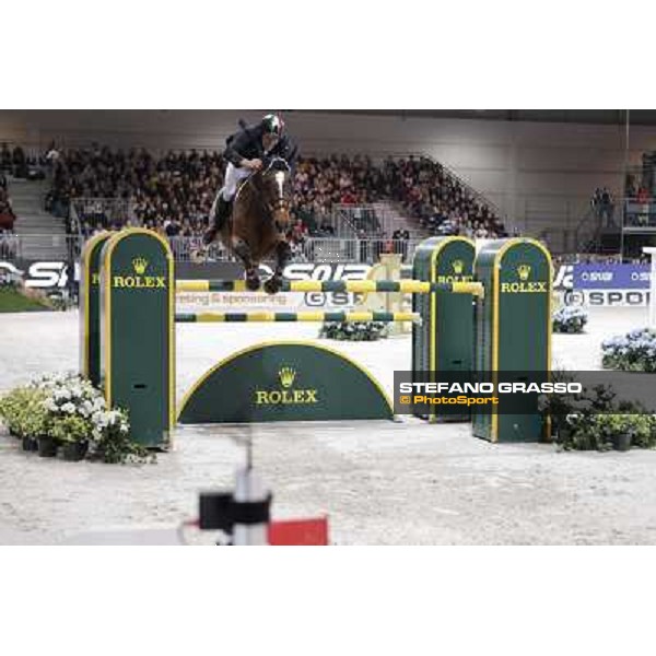 Luca Maria Moneta and Neptune Brecourt Rolex Fei World Cup Jumping Verona Fieracavalli 2012 Verona,11th nov.2012 ph.Stefano Grasso