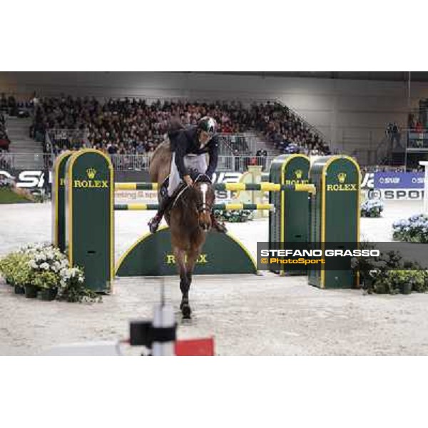 Luca Maria Moneta and Neptune Brecourt Rolex Fei World Cup Jumping Verona Fieracavalli 2012 Verona,11th nov.2012 ph.Stefano Grasso