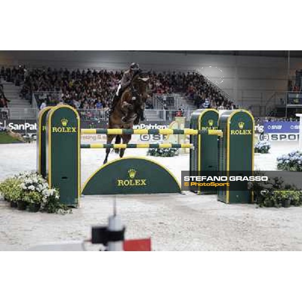 Marco Kutscher and Cash 91 Rolex Fei World Cup Jumping Verona Fieracavalli 2012 Verona,11th nov.2012 ph.Stefano Grasso