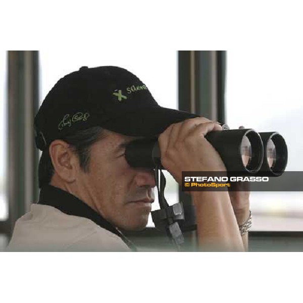 Silent Witness\'s trainer, Tony Cruz Sha Tin morning works Hong Kong, 21st april 2005 ph. Jean Charles Briens