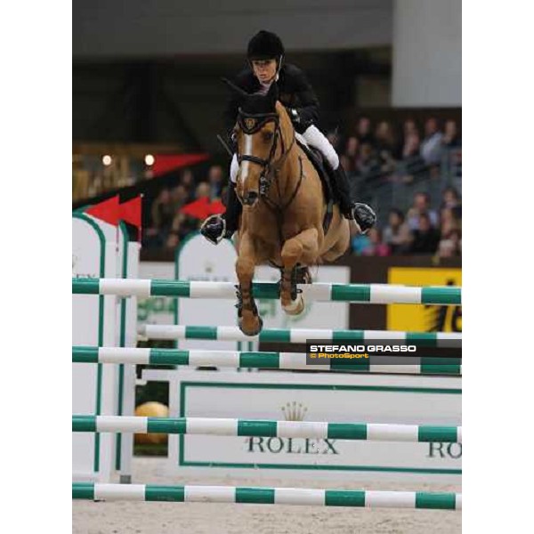 Edwina Tops-Alexander and Cevo Itot du Chateau, 2nd in the Rolex IJRC Top Ten 2012 Geneve,7th dec.2012 ph.Stefano Grasso