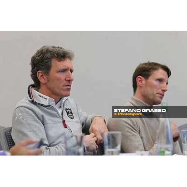 Ludger Beerbaum and Kevin Staut IJRC General Assembly Geneve,8th dec.2012 ph.IJRC/SGrasso