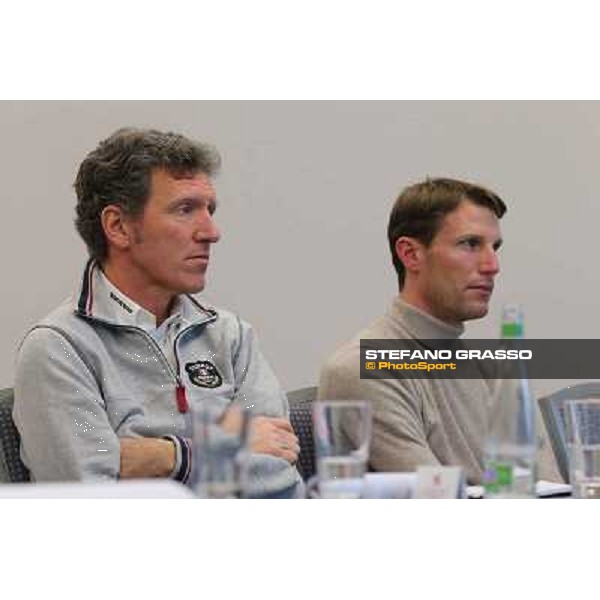 Ludger Beerbaum and Kevin Staut IJRC General Assembly Geneve,8th dec.2012 ph.IJRC/SGrasso