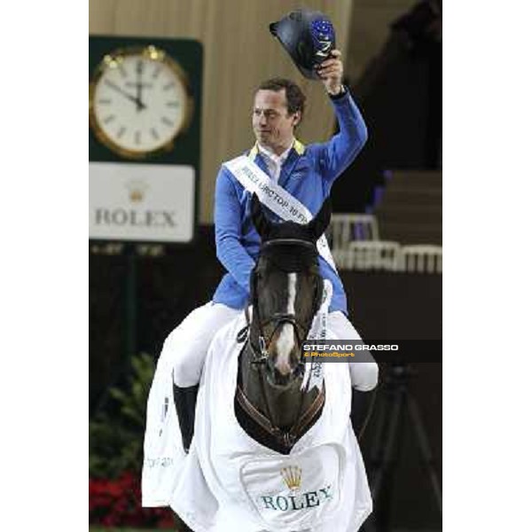 Christian Ahlmann and Taloubet Z win the Top 10 Rolex IJRC Geneve,7th dec.2012 ph.IJRC/Stefano Grasso