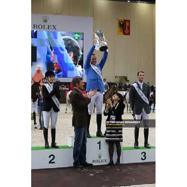Christian Ahlmann,Edwina Tops-Alexander and Kevin Staut - Elonora Ottaviani, Ludger Beerbaum Top 10 Rolex IJRC Geneve,7th dec.2012 ph.IJRC/SGrasso
