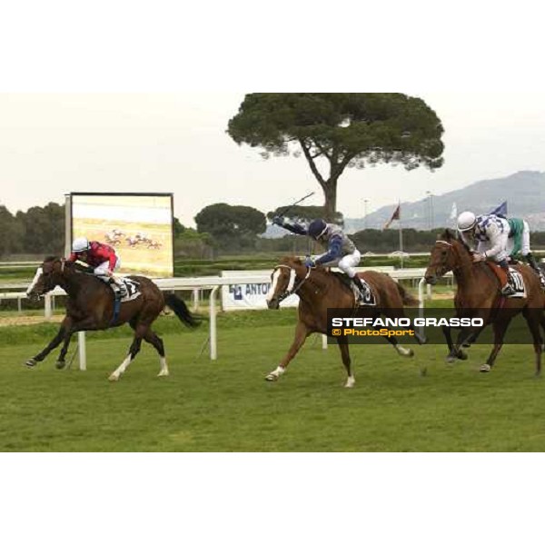 Premio Botticelli - Jane\'s Park with Germano MArcelli beats Alzaowood with Endo Botti Rome Capannelle, 24th april 2005 ph. Stefano Grasso