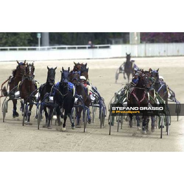 second straight of the Gran Premio d\' Europa at San Siro racetrack Milan 25th april 2005 ph. Stefano Grasso