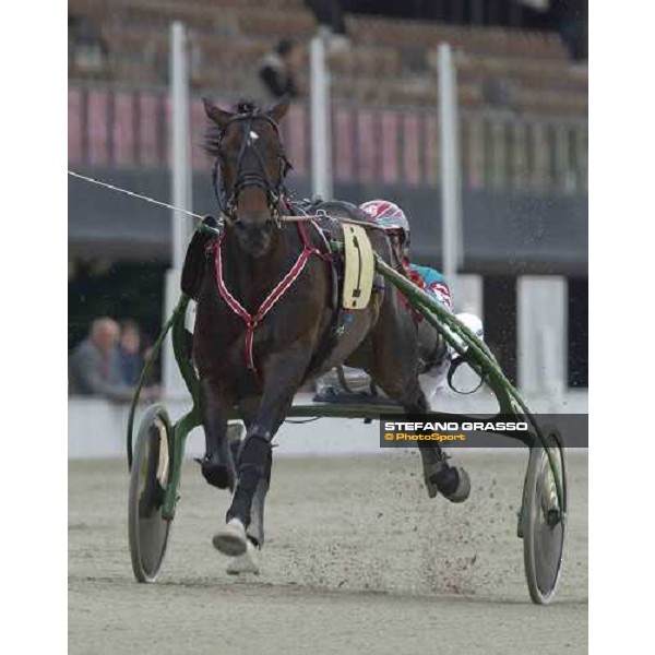 Pippo Gubellini with Expert Winner Milano, San Siro racetrack 25th april 2005 ph. Stefano Grasso