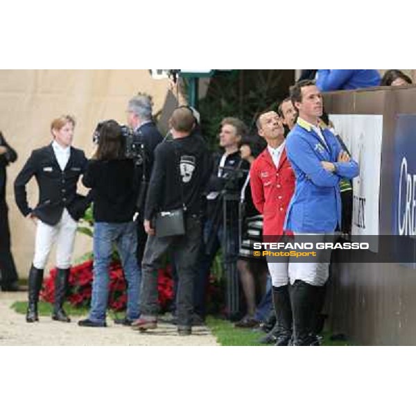 Marcus Ehning and Christian Ahlmann Top 10 Rolex IJRC Geneve,7th dec.2012 ph.IJRC/StefanoGrasso